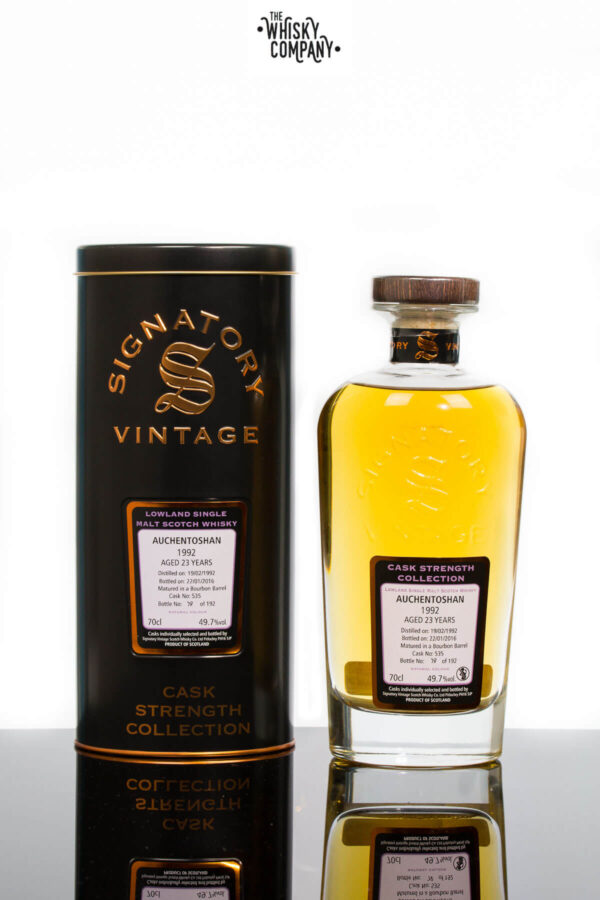 Auchentoshan 1992 Aged 23 Years Single Malt Scotch Whisky – Signatory Vintage (700ml)