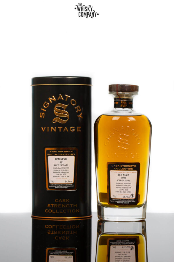 Ben Nevis 1991 Aged 26 Years Single Malt Scotch Whisky – Signatory Vintage (700ml)