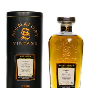 Cambus 1991 Aged 25 Years Single Grain Scotch Whisky – Signatory Vintage (700 mL)
