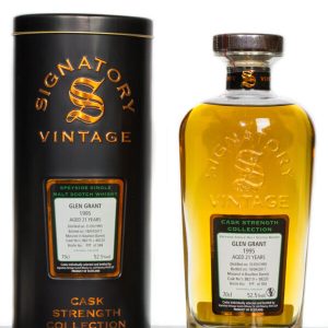 Glen Grant 1995 Aged 21 Years Single Malt Scotch Whisky – Signatory Vintage (700ml)