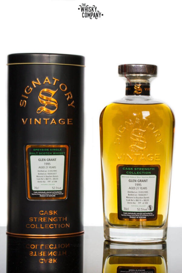 Glen Grant 1995 Aged 21 Years Single Malt Scotch Whisky – Signatory Vintage (700ml)