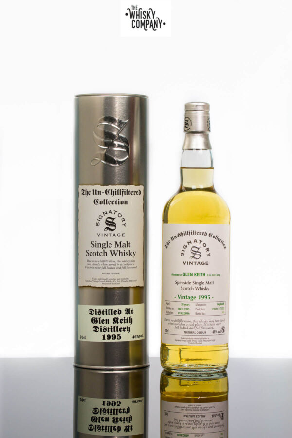 Glen Keith 1995 Aged 20 Years Single Malt Scotch Whisky – Signatory Vintage (700ml)