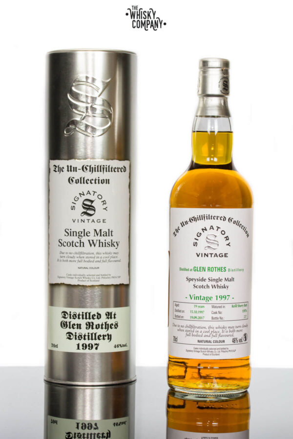 Glen Rothes 1997 Aged 19 Years Single Malt Scotch Whisky – Signatory Vintage (700ml)