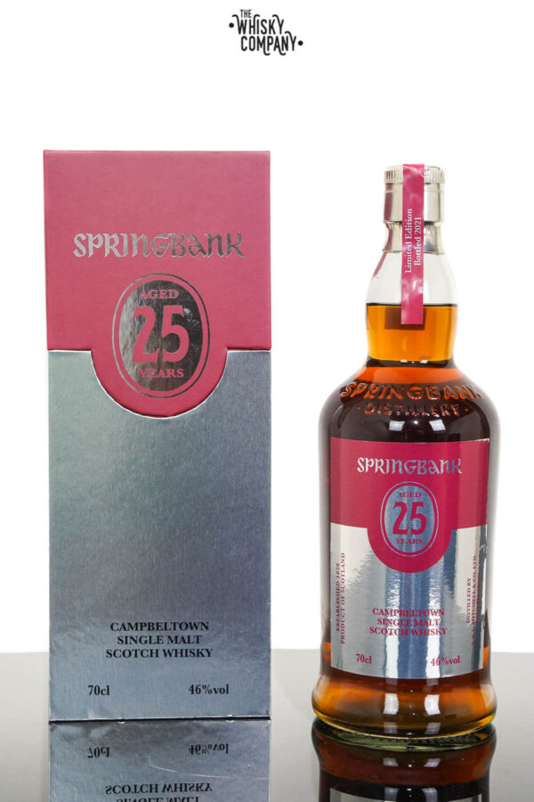 Springbank 25 Years Old Campbeltown Single Malt Scotch Whisky – 2021 Release (700ml)