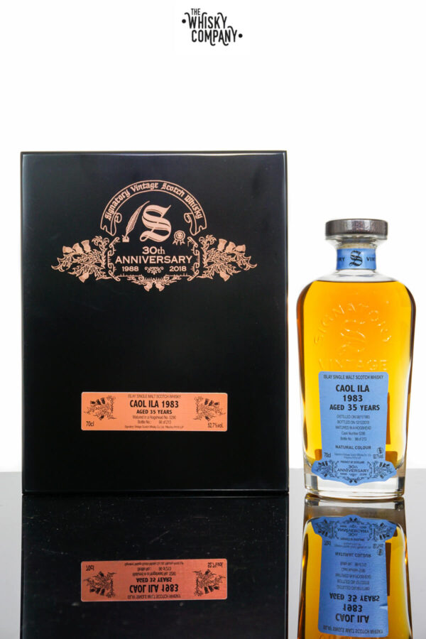 Caol Ila 1983 Aged 35 Years Single Malt Scotch Whisky – Signatory Vintage 30th Anniversary (700ml)