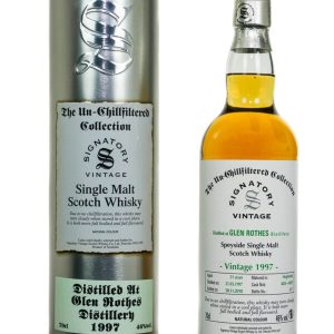 Glen Rothes 1997 Aged 27 Years Single Malt Scotch Whisky – Signatory Vintage (700ml)
