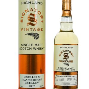 Mannochmore 2007 Aged 10 Years Single Malt Scotch Whisky – Signatory Vintage (700ml)