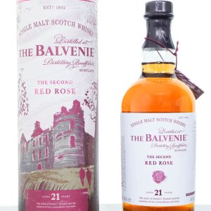 Balvenie The Second Red Rose Aged 21 Years Single Malt Scotch Whisky (750ml)