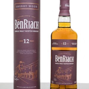BenRiach Aged 12 Years Sherry Wood Speyside Single Malt Scotch Whisky (700ml)