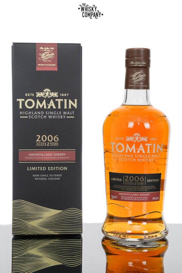 Tomatin 18 Years Old 2006 Amontillado Sherry Cask Finish Single Malt Scotch Whisky (700ml)