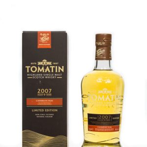 Tomatin 2007 Aged 9 Years Caribbean Rum Matured Highland Single Malt Scotch Whisky