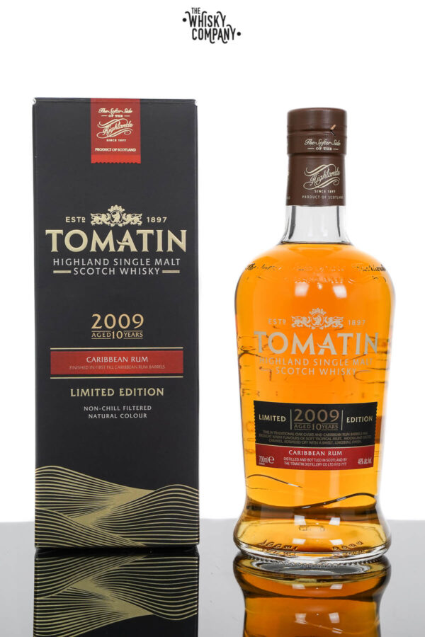 Tomatin 15 Years Old 2009 Caribbean Rum Cask Finish Single Malt Scotch Whisky (700ml)