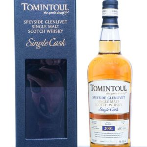 Tomintoul 2001 Aged 19 Years Speyside Single Cask Single Malt Scotch Whisky – Cask No. 37 (700ml)