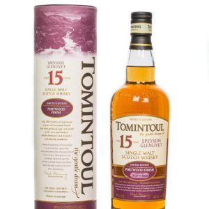 Tomintoul Aged 15 Years Portwood Finish Speyside Single Malt Scotch Whisky (700ml)
