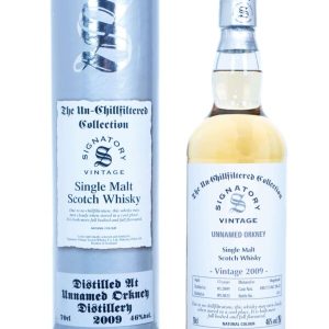 Unnamed Orkney 2009 Aged 13 Years Single Malt Scotch Whisky – The Un-Chillfiltered Collection By Signatory Vintage (700ml)